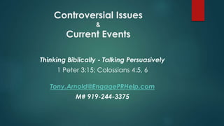Controversial Issues & Current Events: Radical Islam I | PPTX