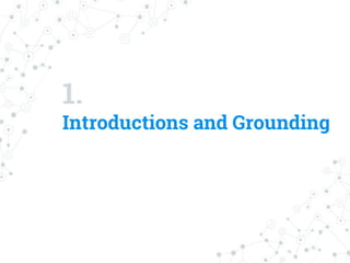 1.
Introductions and Grounding
 