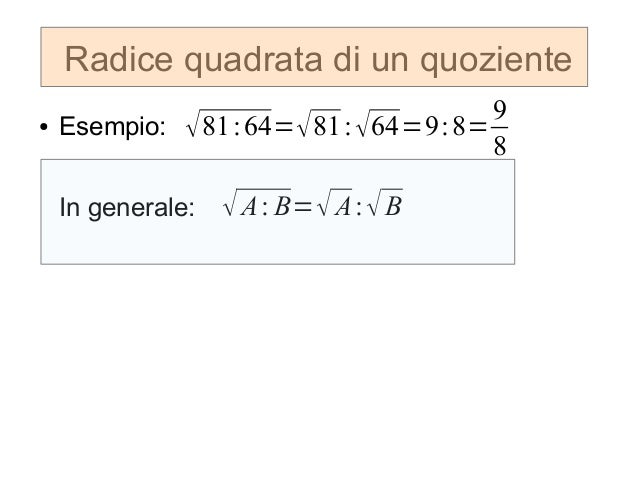 Che Cos è La Radice Quadrata Radice quadrata