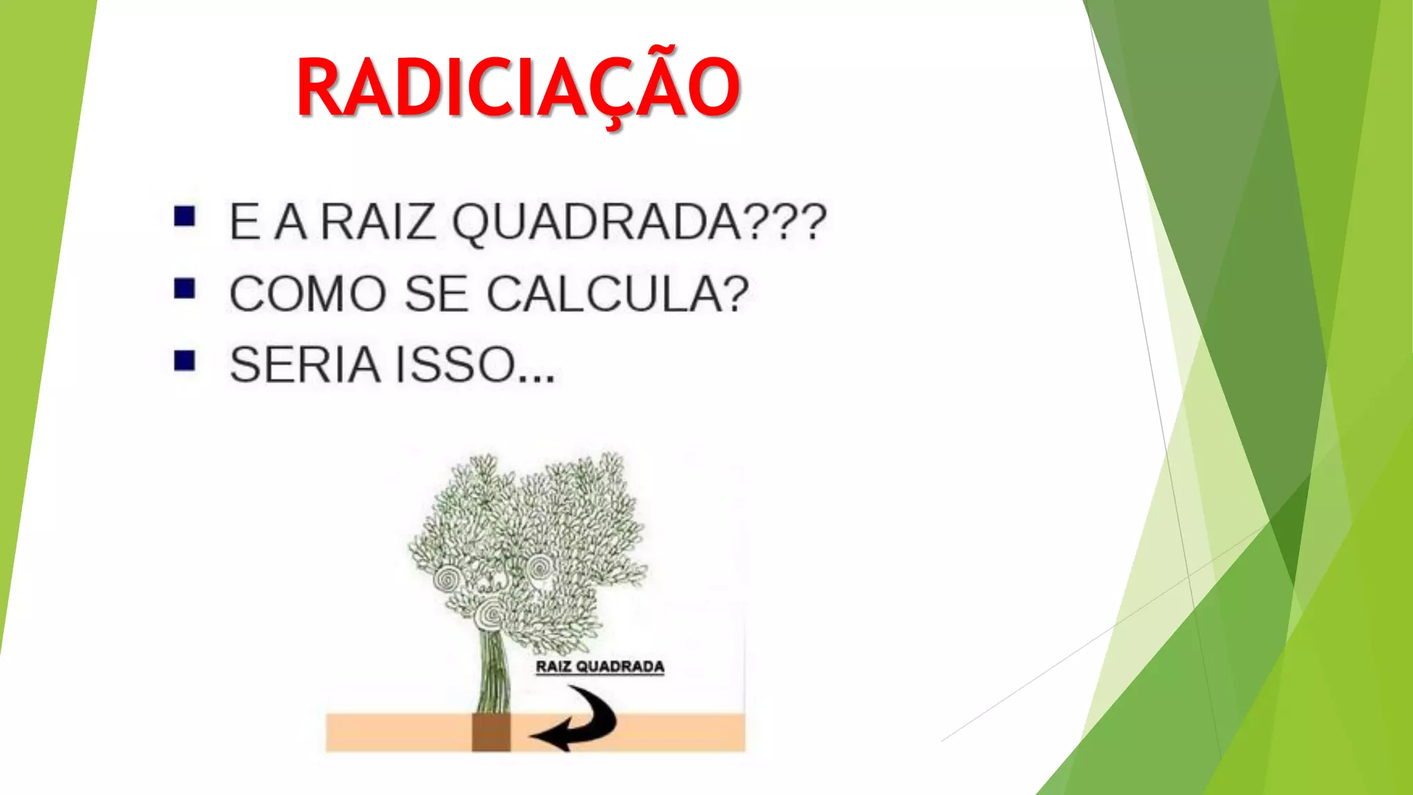 RADICIAÇÃO