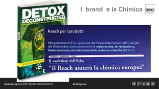 I brand e la Chimica 
RadiciGroup | MARKETING&COMMUNICATION #radicigroup 
 