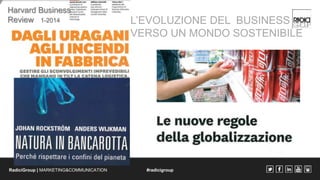 Harvard Business 
Review 1-2014 L’EVOLUZIONE DEL BUSINESS 
VERSO UN MONDO SOSTENIBILE 
RadiciGroup | MARKETING&COMMUNICATI...
