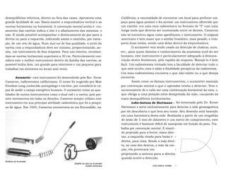 desequilíbrios telúricos, dentro ou fora das casas. Apresenta uma 
grande facilidade de uso. Basta manter a empunhadura vertical e as 
varetas horizontais na horizontal. A convenção mental aceita é: cru-zamento 
das varetas indica o sim e o afastamento das mesmas, o 
não. É ainda possível acompanhar o deslocamento do par para a 
direita ou para a esquerda, indicando assim o caminho, por exem-plo, 
de um veio de água. Num dual rod de boa qualidade, o atrito da 
vareta com a empunhadura deve ser mínimo, proporcionando, as-sim, 
um instrumento de fina resposta. Para uso externo, recomen-dam- 
se varetas horizontais superiores a 30 cm. Particularmente con-sidero 
este o melhor instrumento dentro da família das varetas; se 
possível tenha dois, um grande para exteriores e um pequeno para 
trabalhar em interiores ou locais sem vento. 
Aurameter - este instrumento foi desenvolvido pelo Rev. Verne 
Cameron, radiestesista californiano. O nome foi sugerido por Max 
Freedom Long conhecido antropólogo e escritor, por considerá-lo ca-paz 
de medir o campo energético humano. O aurameter reúne as qua-lidades 
de outros instrumentos como o dual rod e a vareta, pois per-mite 
movimentos em todas as direções. Cameron sempre utilizou este 
instrumento em sua principal atividade radiestésica que foi a pesqui-sa 
de água. Em 1925, Cameron encontrava-se em Escondido, na 
Detalhe do cabo do Aurameter 
modelo americano 
Califórnia; a necessidade de encontrar um local para perfurar um 
poço para água potável o fez aceitar um instrumento oferecido por 
um vizinho: era uma vara radiestésica no formato de "T" com uma 
longa mola que deveria ser sustentada entre os dentes. Cameron 
não só encontrou água como aperfeiçoou o instrumento. O original 
americano é bem maior que o similar brasileiro, mais pesado, e com-porta 
duas molas, sendo uma delas dentro da empunhadura. 
O aurameter vem sendo usado na detecção de chakras, aura, 
etc., para quem domina o conhecimento da anatomia sutil do ser 
humano, este instrumento é particularmente adequado à demons-tração 
destes fenômenos, pela rapidez da resposta. Manejá-lo é bem 
fácil. Um radiestesista treinado tem a faculdade de detectar tudo o 
que está oculto; esta é aliás a finalidade perspícua da radiestesia. 
Um mau radiestesista encontra o que não existe ou o que deseja 
encontrar. 
Assim como os demais instrumentos, o aurameter assinala 
por convenção mental o que o operador venha a detectar. Tem o 
inconveniente de o cabo ser uma continuação horizontal da vara, o 
que obriga a uma posição meio desajeitada da mão, causando às 
vezes desequilíbrios involuntários. 
Lobo-Antena de Hartmann - foi inventada pelo Dr. Ernst 
Hartmann e serve exclusivamente para detectar a rede geomagnética 
por ele descoberta e que leva seu nome. Seu desenho está baseado 
em uma harmônica desta rede. Realizada a partir de um vergalhão 
de latão de 5 mm de diâmetro e um metro de comprimento, este 
instrumento é bastante difícil de manipular em função do peso. Tra-balha 
por convenção mental. É manti-do 
projetado para a frente, mãos aber-tas, 
a esquerda virada para baixo e 
direita, para cima. Sendo a mão direi-ta, 
no caso dos destros, a mão da rea-desequilíbrio 
ção, ela provocará um 
projetando a antena para a direita, 
quando ocorre a detecção. 
Lobo antena, modelo mini 
Modelos de Aurameter 
 