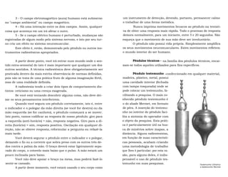 3 - O campo eletromagnético (aura) humano está submerso 
no "campo ambiental" ou campo magnético. 
4 - Há uma interação entre os dois campos. Assim, qualquer 
coisa que aconteça em um irá afetar o outro. 
5 - Se o campo elétrico humano é perturbado, mudanças são 
registradas de algum modo pelo sistema nervoso, e isto por seu tur-no 
cria um efeito no sistema neuromuscular. 
Este efeito é, então, demonstrado pelo pêndulo ou outros ins-trumentos 
radiestésicos apropriados. 
A partir deste ponto, você irá entrar num mundo onde o sen-tido 
extra-sensorial do tato é mais importante que qualquer um dos 
outros sentidos. A técnica radiestésica deve obrigatoriamente ser 
praticada dentro da mais estrita observância de normas definidas, 
pois não se trata de uma prática fruto de alguma imaginação fértil, 
mas de uma realidade definida. 
A radiestesia tende a criar dois tipos de comportamento dis-tintos: 
ceticismo ou uma crença exagerada. 
Se você está tentando descobrir alguma coisa, não deve dei-xar 
os seus pensamentos interferirem. 
Quando você segura um pêndulo corretamente, isto é, entre 
o indicador e o polegar da mão direita (se você for destro) ou da 
mão esquerda (se for canhoto), o pêndulo começará a se mover. 
Isto posto, vamos codificar as resposta de nosso pêndulo: giro para 
a esquerda (anti-horário) = não, resposta negativa. Giro para a di-reita 
(horário) = sim, resposta positiva. Oscilação em qualquer di-reção, 
não se obteve resposta; reformular a pergunta ou refazê-la 
mais tarde. 
Você deverá segurar o pêndulo entre o indicador e o polegar, 
deixando o fio ou a corrente que sobra preso com os outros três de-dos 
contra a palma da mão. O braço deverá estar ligeiramente sepa-rado 
do corpo, o cotovelo mais baixo que o pulso. A mão estará um 
pouco inclinada para baixo. 
Você não deve apoiar o braço na mesa, mas poderá fazê-lo 
sentir-se cansado. 
A partir deste momento, você estará usando o seu corpo como 
um instrumento de detecção, devendo, portanto, permanecer calmo 
e trabalhar de uma forma metódica. 
Nunca imprima movimentos bruscos ao pêndulo na tentati-va 
de obter uma resposta mais rápida. Todo o processo de resposta 
demora normalmente, para um iniciante, entre 5 e 20 segundos. Não 
esqueça que o movimento de sua mão deve ser involuntário. 
O pêndulo não possui vida própria. Simplesmente amplifica 
os seus movimentos neuromusculares. Estes movimentos refletem 
o mundo interior do ser humano. 
Pêndulos técnicos - na família dos pêndulos técnicos, encai-xam- 
se todos aqueles utilizados para fins específicos. 
Pêndulo testemunho -confeccionado em qualquer material, 
madeira, plástico, metal, possui 
uma cavidade interior (fechada 
com tampa rosqueada) onde se 
pode colocar um testemunho, fa-cilitando 
a pesquisa. O mais co-nhecido 
pêndulo testemunho é 
o do abade Mermet, em formato 
de pêra. A inserção do testemu-nho 
no interior do pêndulo faci-lita 
a sintonia do operador com 
o objeto da pesquisa. Esta práti-ca 
é particularmente útil na bus-ca 
de minérios sobre mapas, a 
distância. Alguns radiestesistas, 
em função de suas característi-cas 
pessoais, acabam criando 
uma metodologia de trabalho 
que lhes é particular; por esta ra-zão, 
para alguns deles, é indis-pensável 
o uso de pêndulo tes-temunho 
em suas pesquisas. 
Testemunho Cilíndrico 
e testemunho Mermet 
 