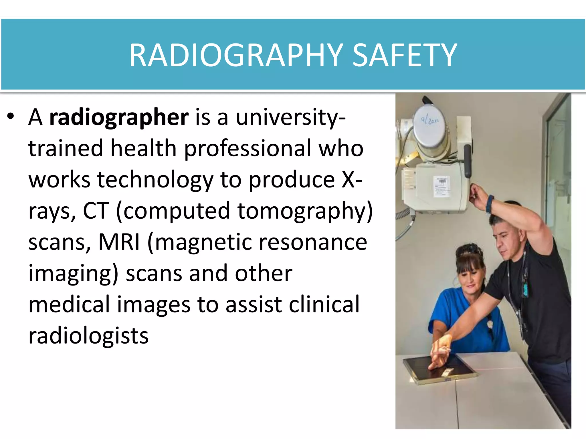 Radigraphy safety Measures - safety professionals | PPTX