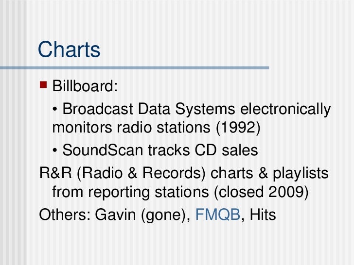 Radio And Records Charts