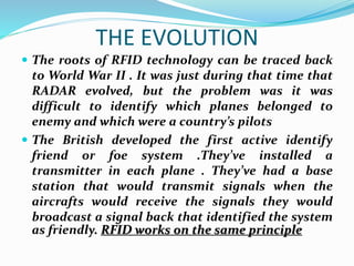 Rfid Invented Radio frequency identification | PPTX