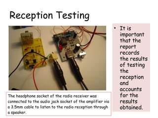 Radio Assembly Lab Report Radio Project Introduction | PPT