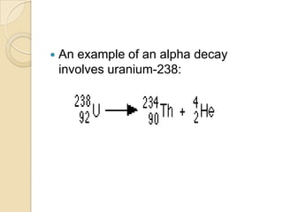 Radioactive decay | PPTX