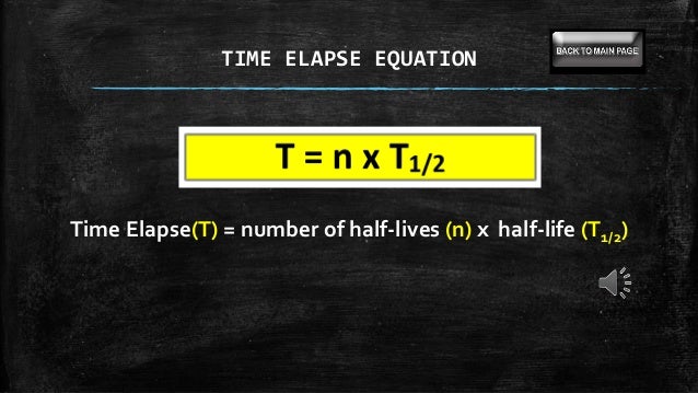 Radioactive Decay Half Life Calculation Radioactive Decay Half Life Calculation