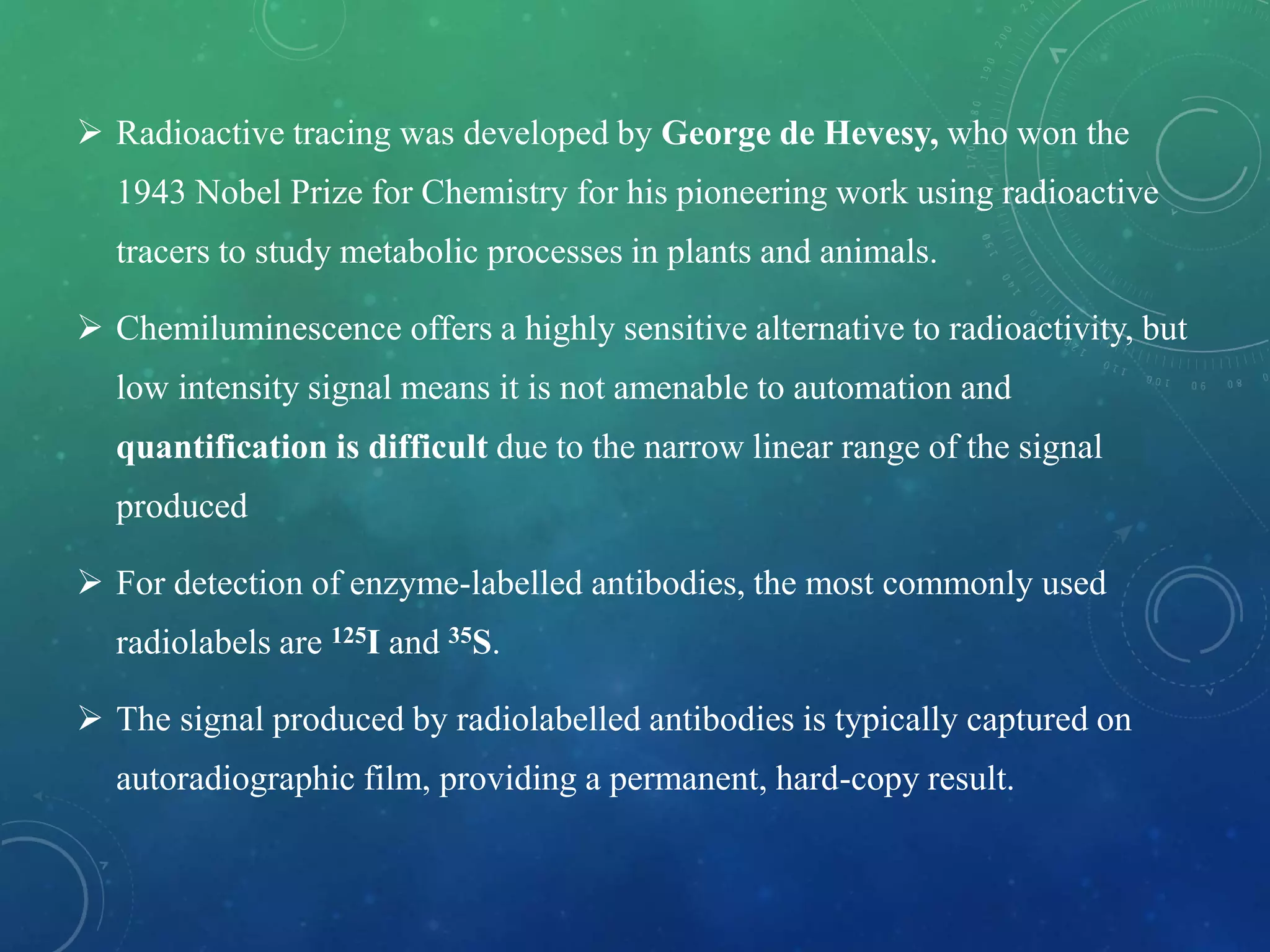 Radio active labeling PPT