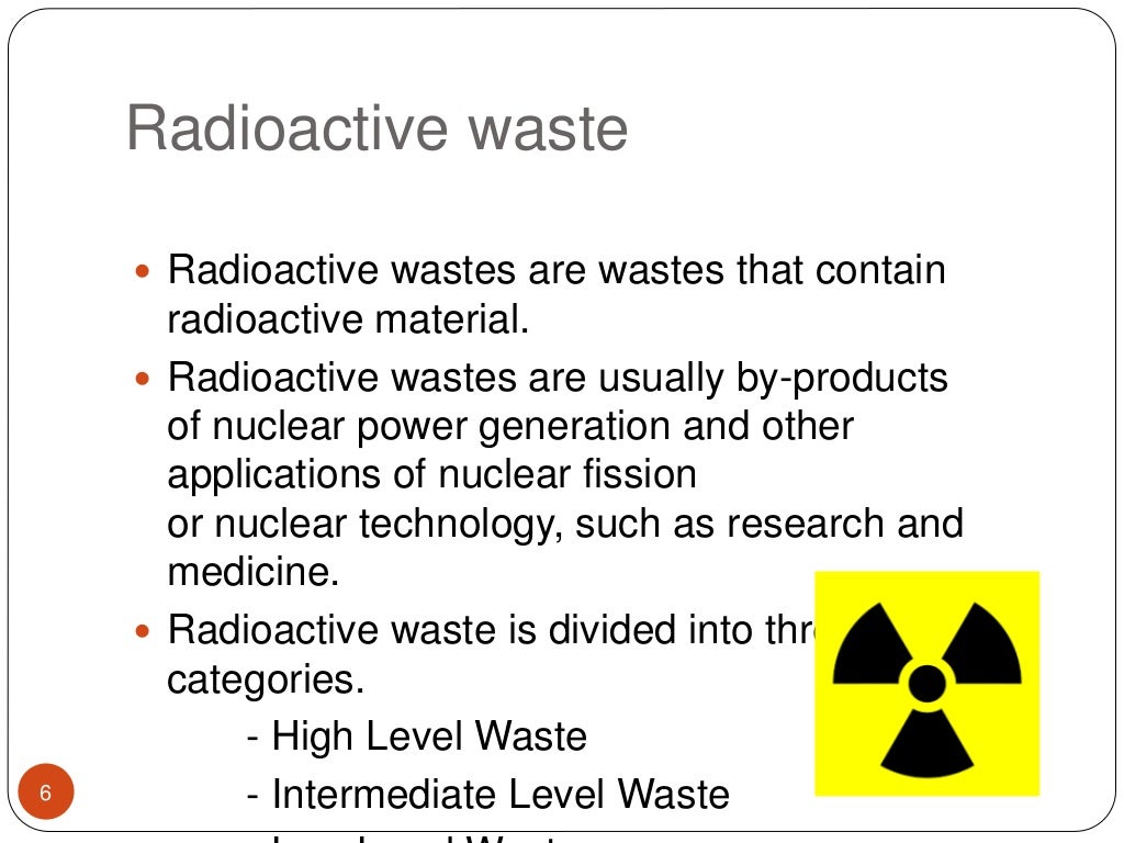 Radioactive waste and their impact on aquatic organisms