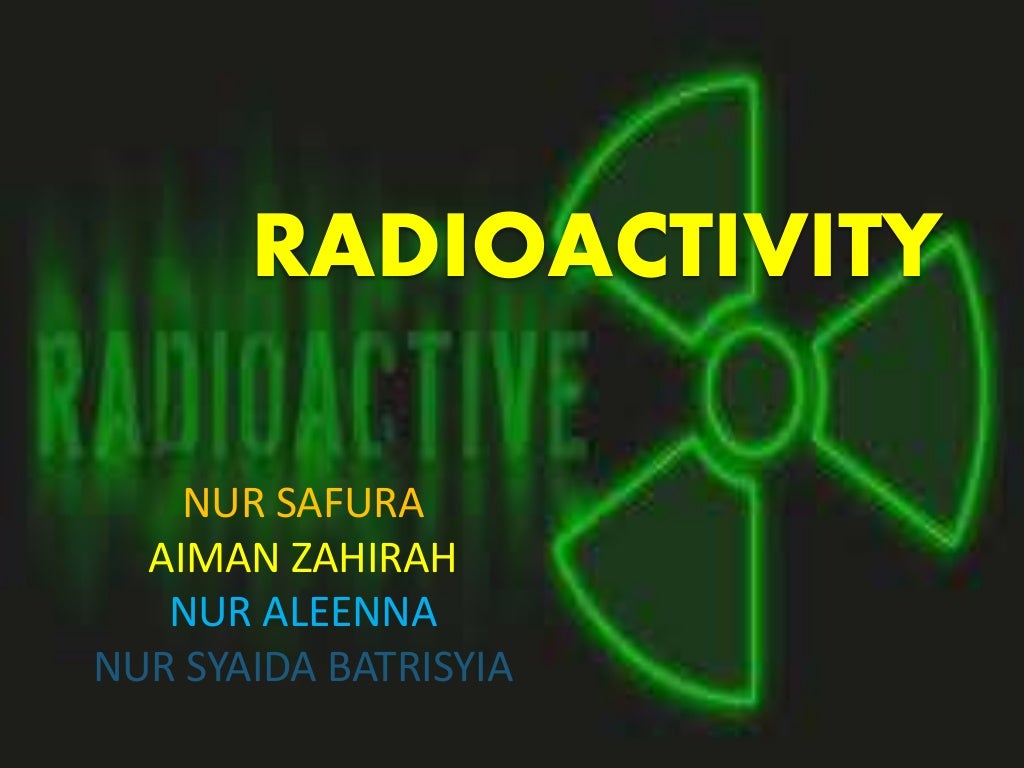 PHYSICS F5 (Radioactivity)
