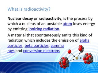 Radioactivity Rays Radioactivity bhftfgjjdhgjhjgjshksljhkhgjdg | PDF