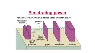 Penetrating power
 