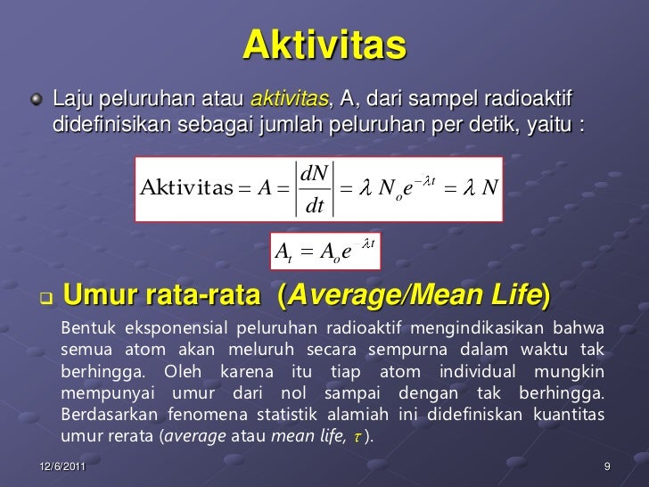Contoh Soal Fisika Modern Dan Radioaktivitas