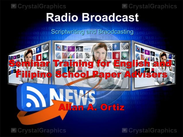 Radio broadcast 2 PPT