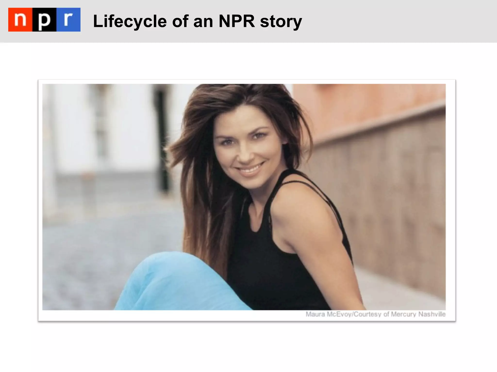 Lifecycle of an NPR story
 
