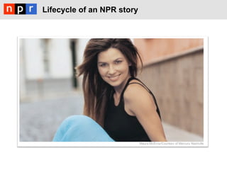 Lifecycle of an NPR story
 