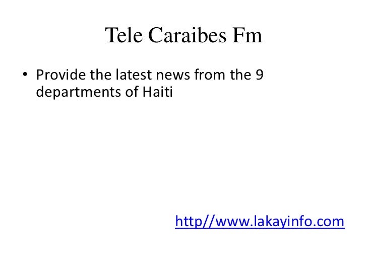 Radio caraibes 94.5 fm haiti