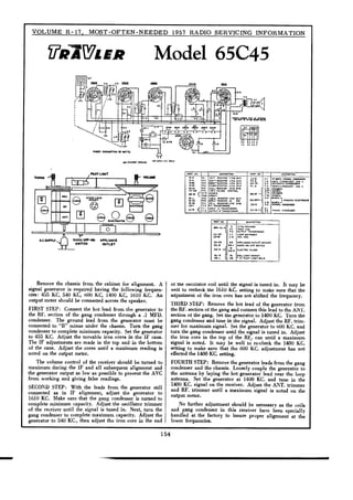 Radio diagrams 1957