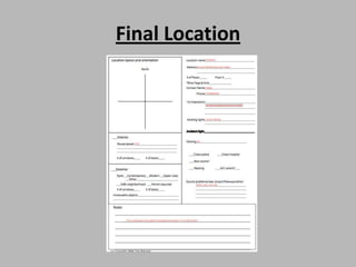 Final Location