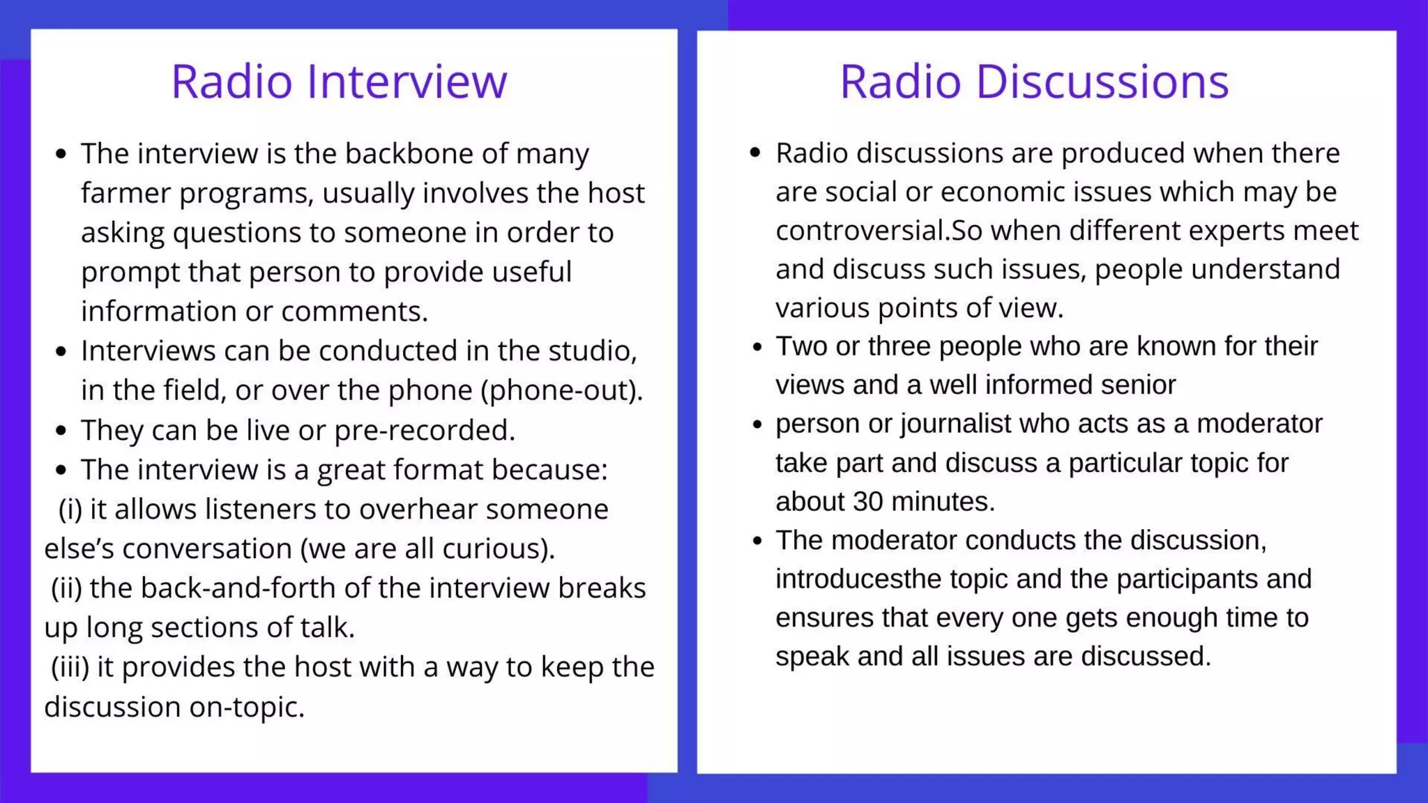 Different types of Radio Formats | PDF
