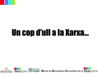 Un cop d’ull a la Xarxa...Un cop d’ull a la Xarxa...
 