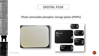DIGITAL FILM
Photo-stimulable phosphor storage plates (PSPPs)
31Arwa Namnakani
 