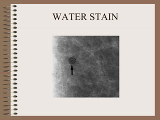 WATER STAIN 
