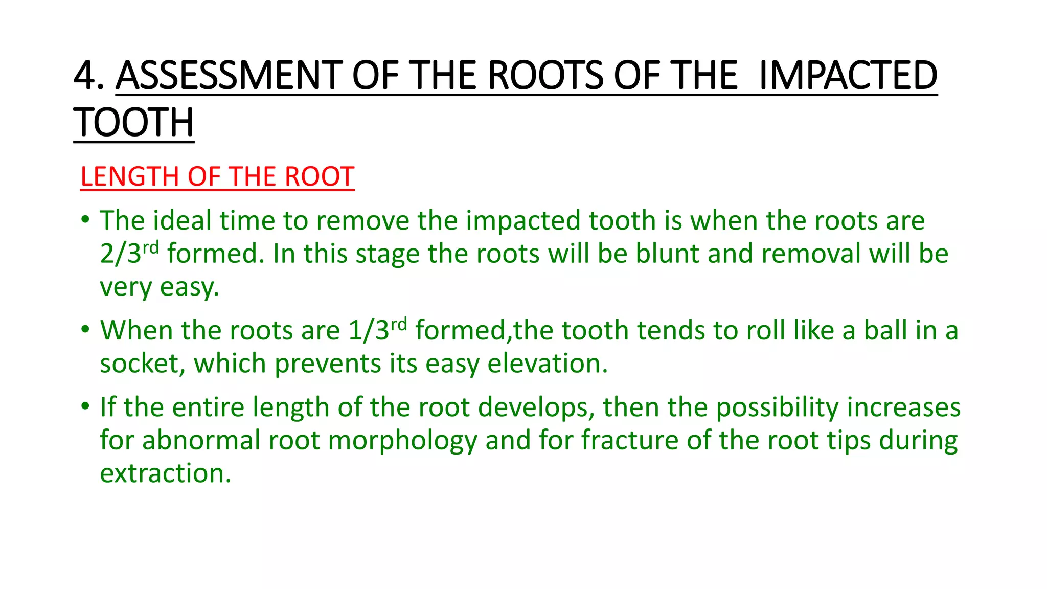 Radiographic assessment of impacted teeth | PPTX