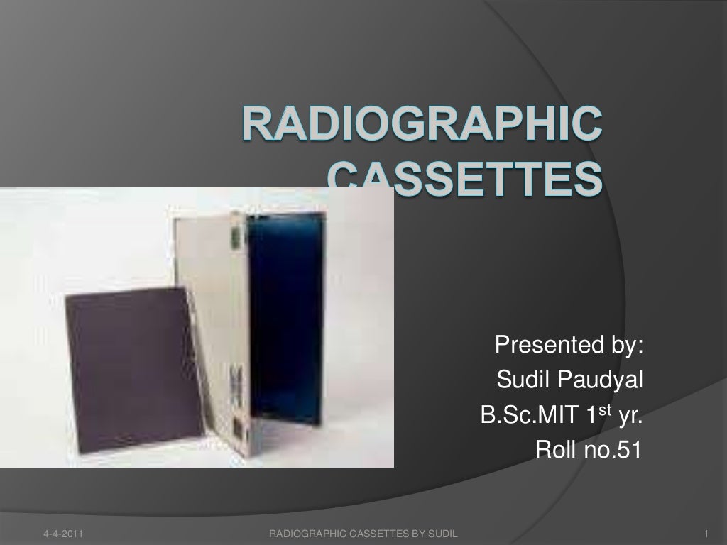 Radiographic cassettes
