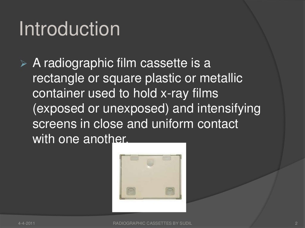 Radiographic cassettes