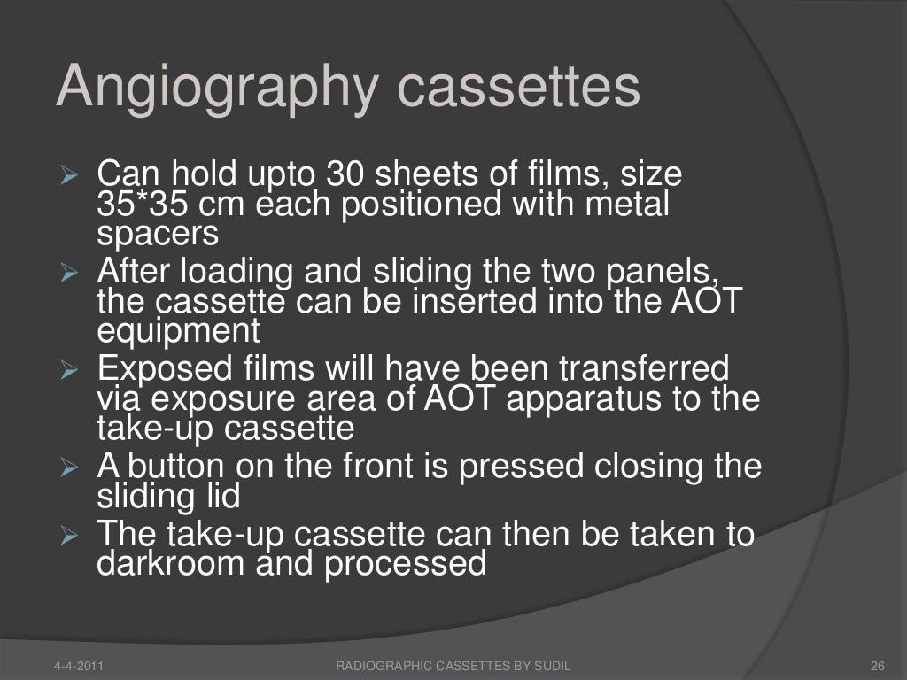 Radiographic cassettes