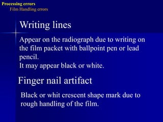 Black spot or patch.