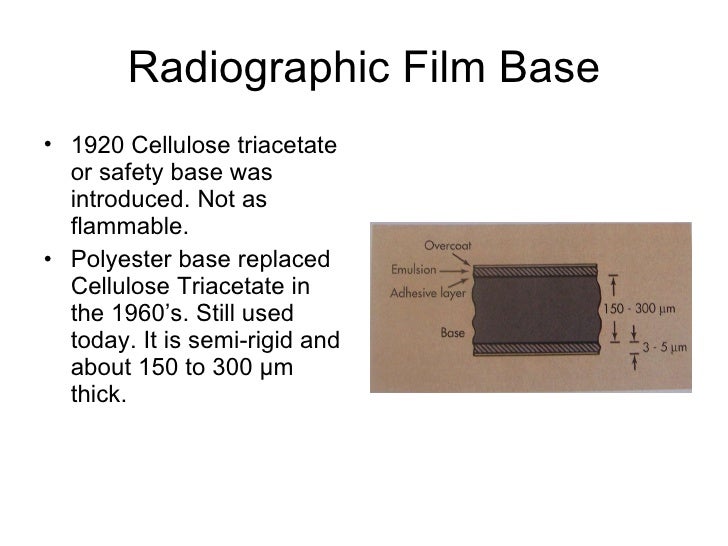 Radiographic film