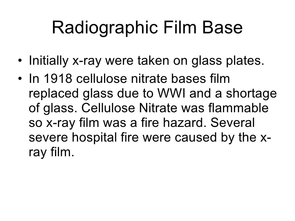 Radiographic film