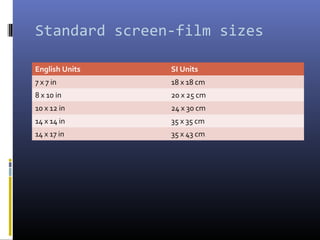 Radiographic film | PPT