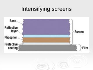 Inverted Radiographic Film Radiographic film & intensifying screens w10 | PPTX