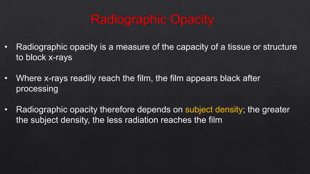 Radiographic image formation | PPTX | Medical Tests | Medical Health
