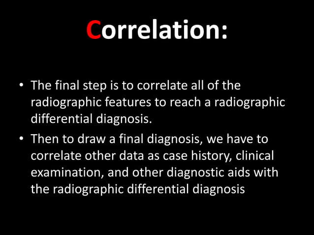 Radiographic Interpretations : RADIOGRAPHIC INTERPRETATION – RYMUQ