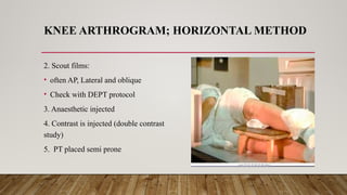 RADIOGRAPHIC TECHNIQUE ARTHROGRAPHY.pptx