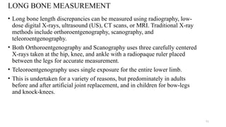 Long Bone Study Ruler RADIOGRAPHIC TECHNIQUE OF LEG, KNEE JOINT AND FEMUR.pptx