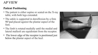 RADIOGRAPHIC TECHNIQUE OF LEG, KNEE JOINT AND FEMUR.pptx