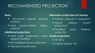 RADIOGRAPHIC TECHNIQUE OF SHOULDER(1).pptx