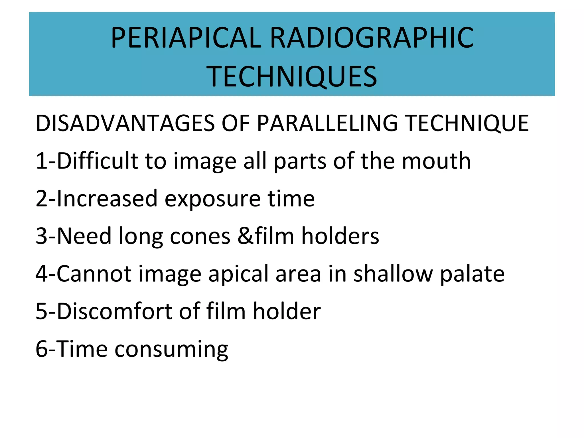 Radiographic techniques | PPT