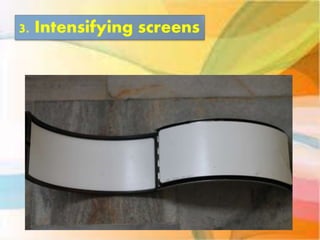 3. Intensifying screens
 