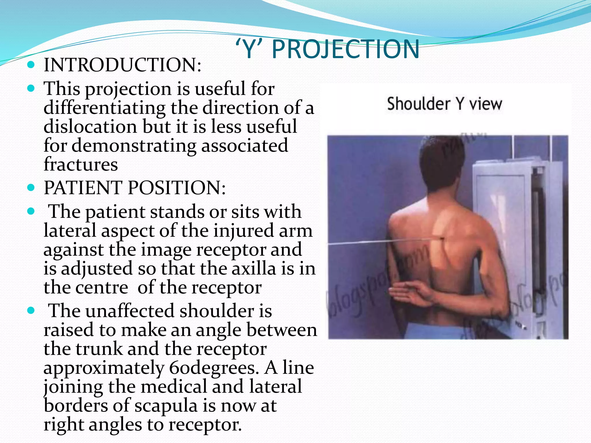 Radiograpic views for shoulder joint | PPTX