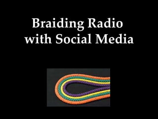 Braiding Radio  with Social Media 