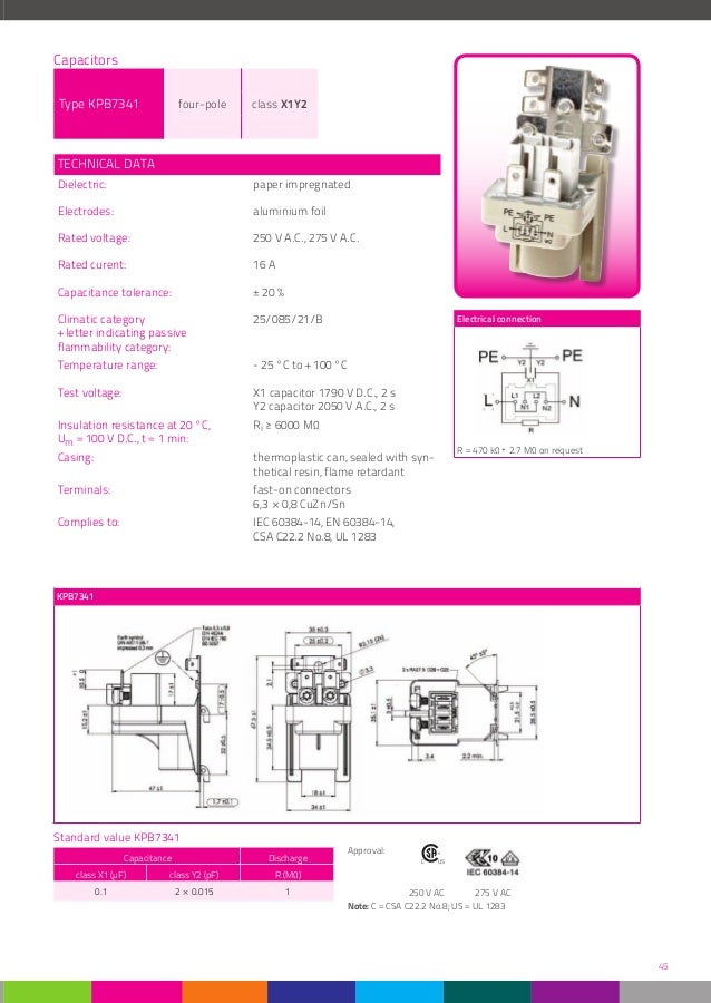 Radio Interference Suppression Capacitors and Filters